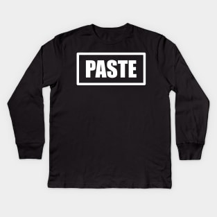 Copy Paste Tshirt Kids Long Sleeve T-Shirt